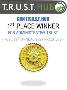 Read more about the article GDN T.R.U.S.T. Hub Awarded 1st Place in PESC 22nd Annual Best Practices ​for Administrative Trust