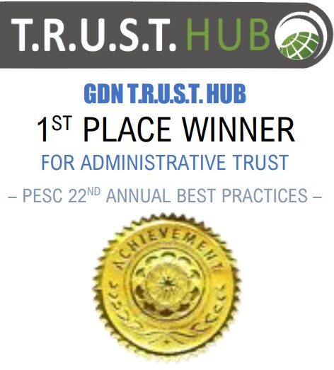 Read more about the article GDN T.R.U.S.T. Hub Awarded 1st Place in PESC 22nd Annual Best Practices ​for Administrative Trust