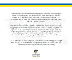 Read more about the article GDN statement on the invasion of Ukraine